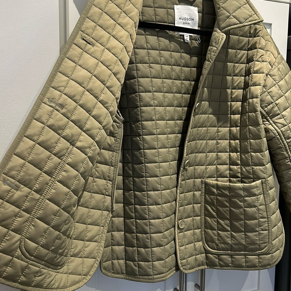 Hudson North Women’s Olive Quilt Polyfill Lightweight Jacket Size M NWT - Picture 7 of 16